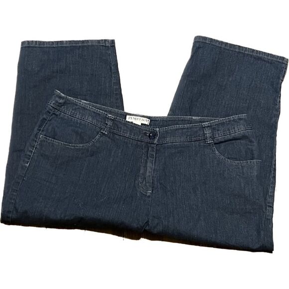Pendleton, capris, women’s size 18, wide leg, denim, high rise - Picture 1 of 7
